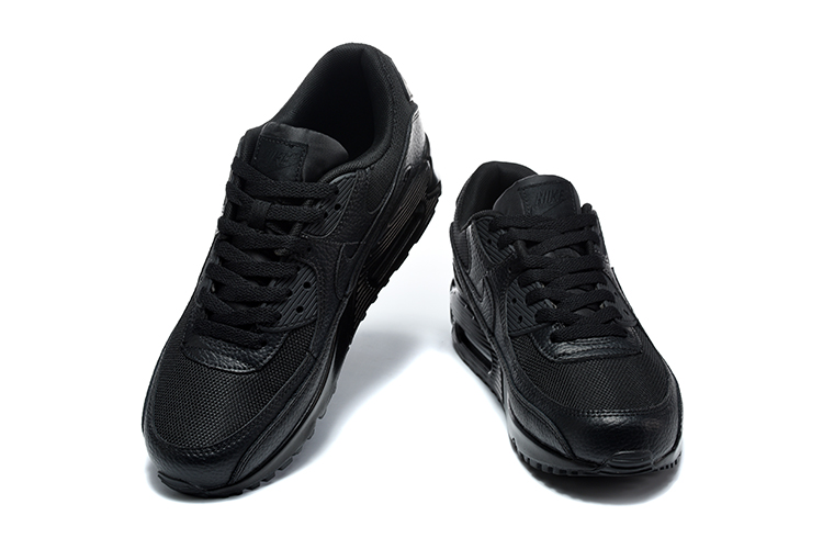 nike air max 90 shoes men-all black